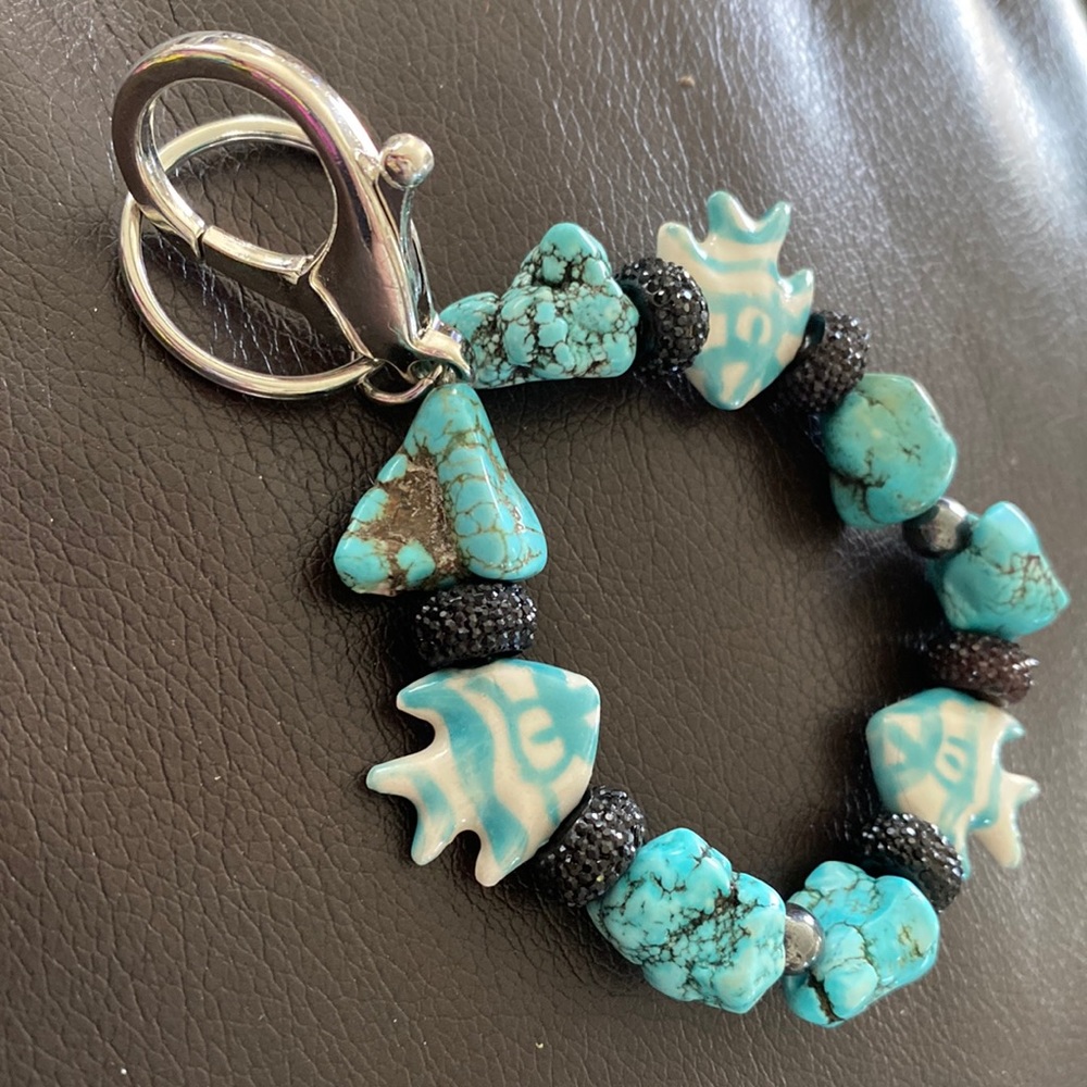 Nature Fish Keychain Bracelet